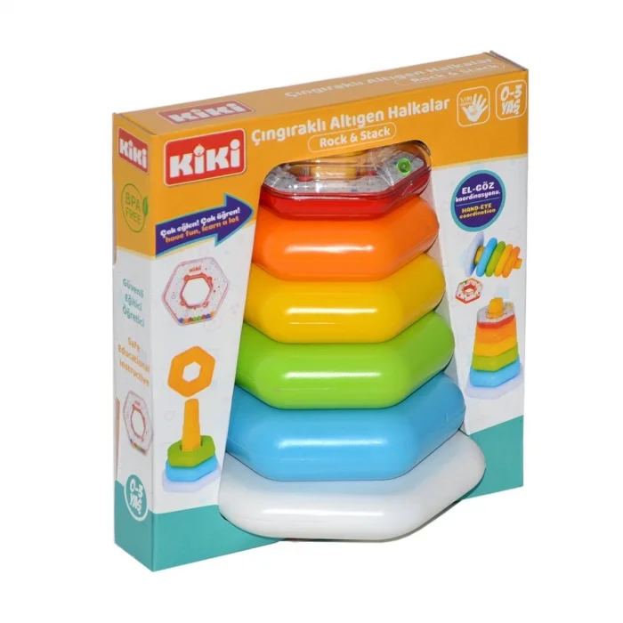  AE-1510 Kiki, Çıngıraklı Altıgen Halhalar / 0-3 yaş