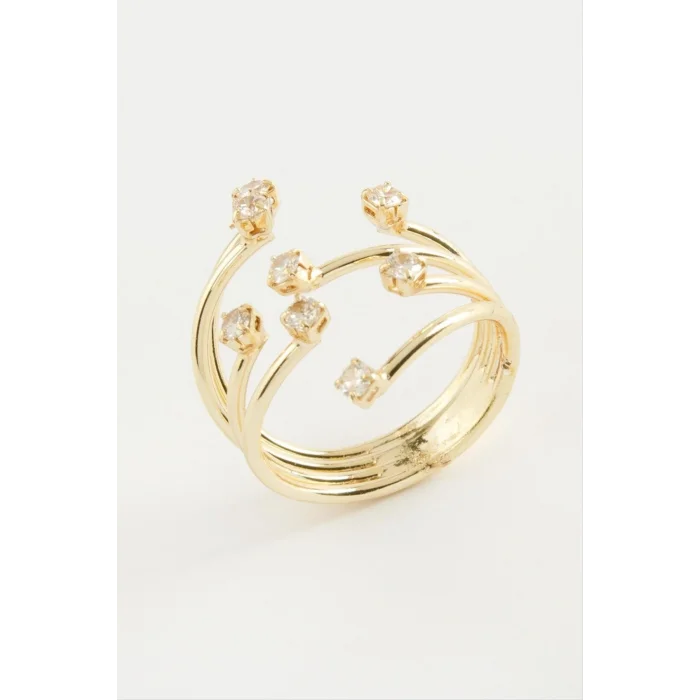 BUĞZ Ağaç Zirkon Taşlı Yüzük