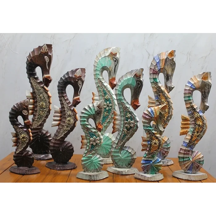 BUĞZ Ahşap 3lü Denizatı Kumlu