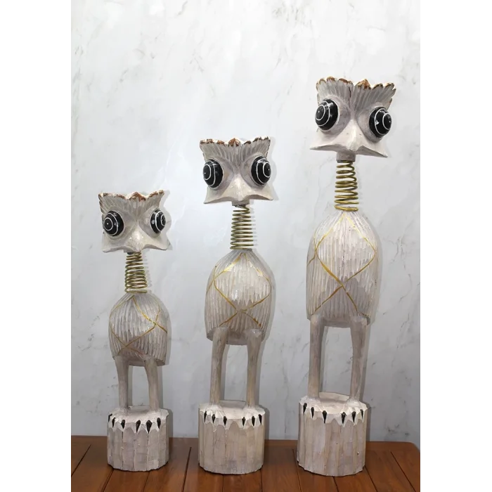 BUĞZ Ahşap 3lü Deve Kuşu Seti 90 Cm Trendy:7