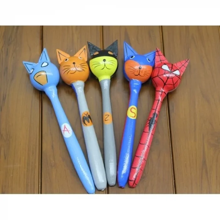  Ahşap 5li Marakas Seti Model 1