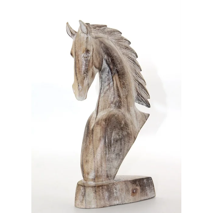 BUĞZ Ahşap At Büstü Namı-8