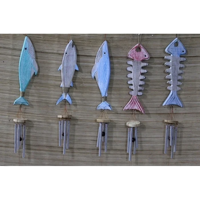 BUĞZ Ahşap Balıklı Metal Çan No:5