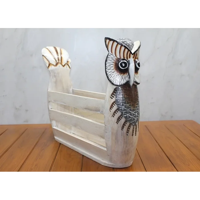 BUĞZ Ahşap Baykuş Gazetelik Okas-9