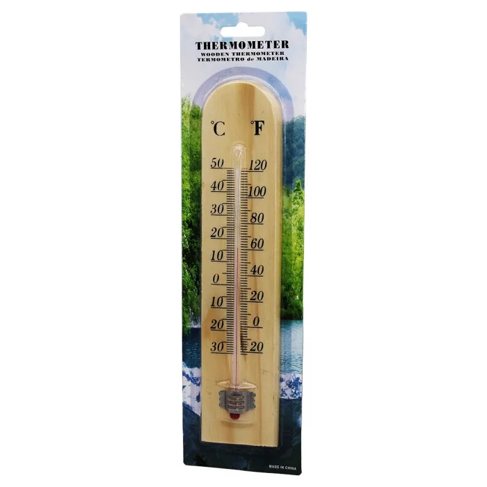 BUĞZ Ahşap Derece Oda Termometresi Bx40