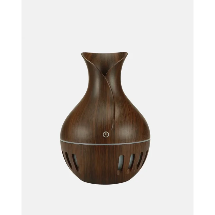 BUĞZ Ahşap Desenli 130 ml Aromaterapi Difüzör Sessiz ve USB Bağlantılı