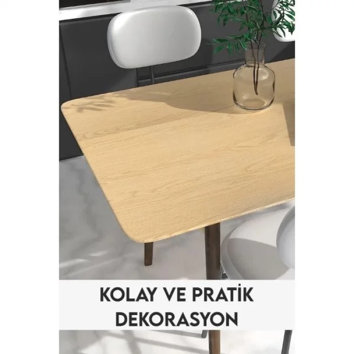  Ahşap Görünümlü Kendinden Yapışkanlı Kaplama Folyosu 5 Metre