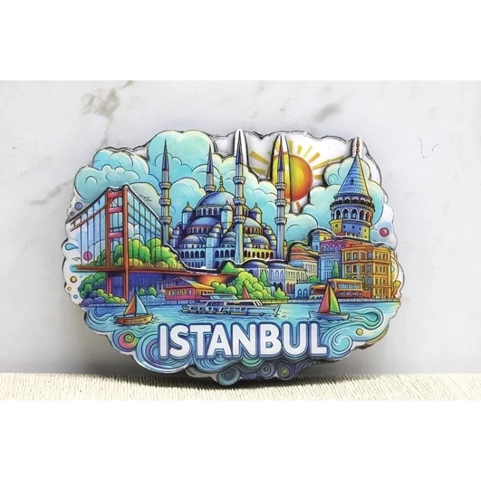 BUĞZ Ahşap İstanbul Temalı Magnet Alk4361