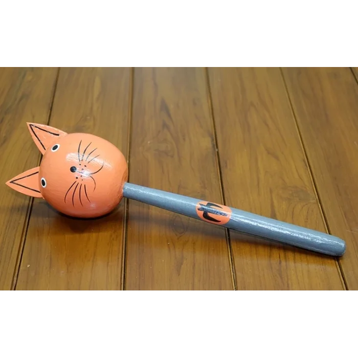 BUĞZ Ahşap Kedili Marakas Tekli Polos:28