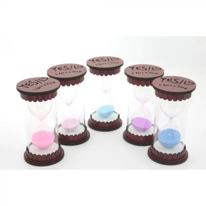  Ahşap Kum Saati Model 3