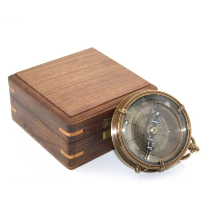 BUĞZ Ahşap Kutulu Pusula Ksk2081