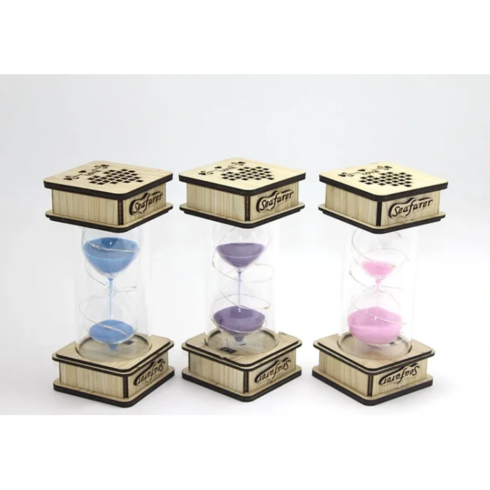 BUĞZ Ahşap Ledli Kum Saati Model 2