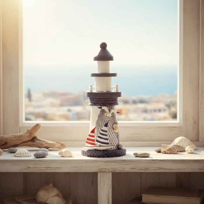 BUĞZ Ahşap Marin Deniz Feneri Model 5