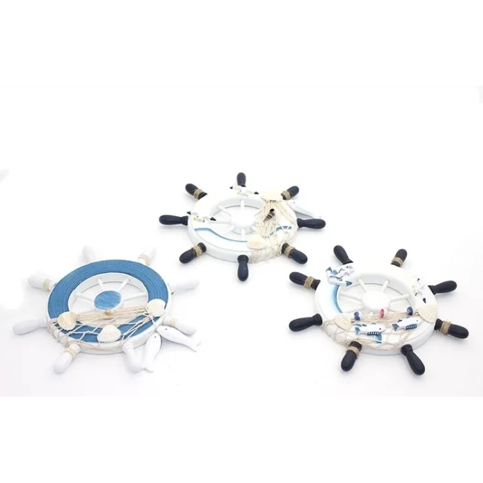 BUĞZ Ahşap Marin Duvara Asmalı Dümen Alk2464