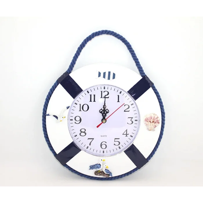 BUĞZ Ahşap Marin Duvara Asmalı Saat