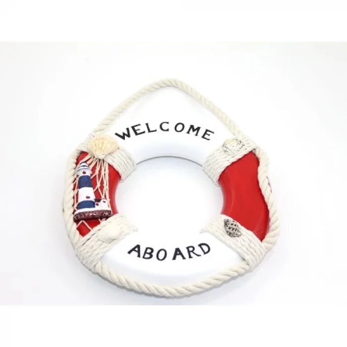  Ahşap Marin Duvara Asmalı Simit Model 2