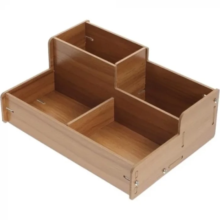  Ahşap Masa Üstü Düzenleyici Kutu