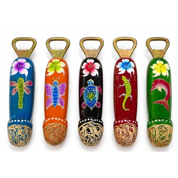 BUĞZ Ahşap Penis Tasarımlı Şişe Açacağı 5li Set No:1010