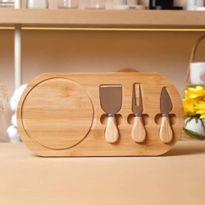 BUĞZ Ahşap Peynir Kesme Ve Sunum Seti