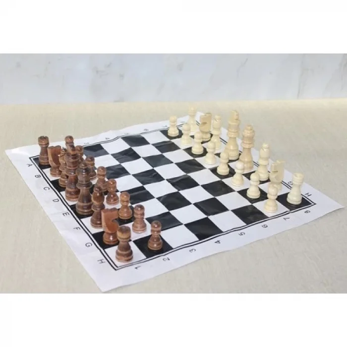  Ahşap Satranç Taşı 8 Cm