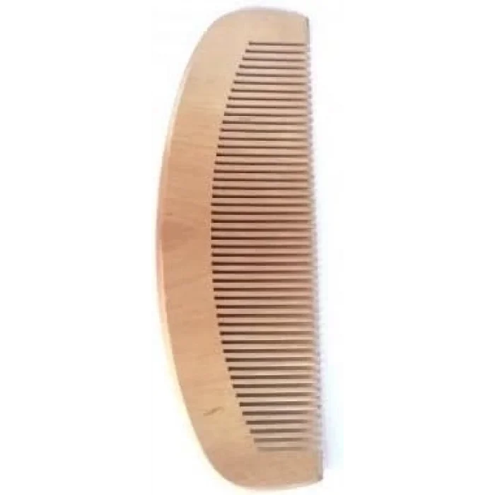 BUĞZ Ahşap Tarak 12li Paket Dar Dişli Oval