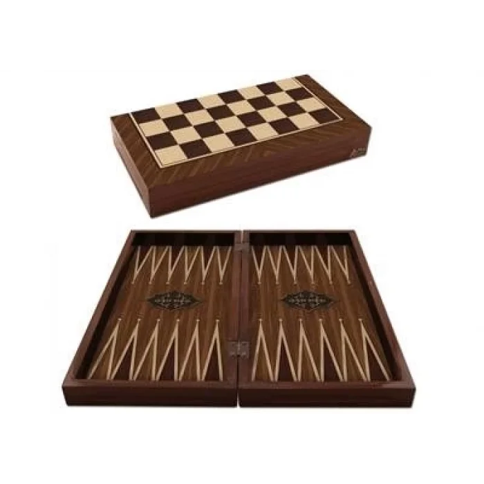  Ahşap Tavla Takımı Büyük Boy