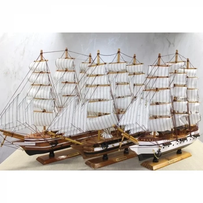 BUĞZ Ahşap Yelken Gemi Model 3
