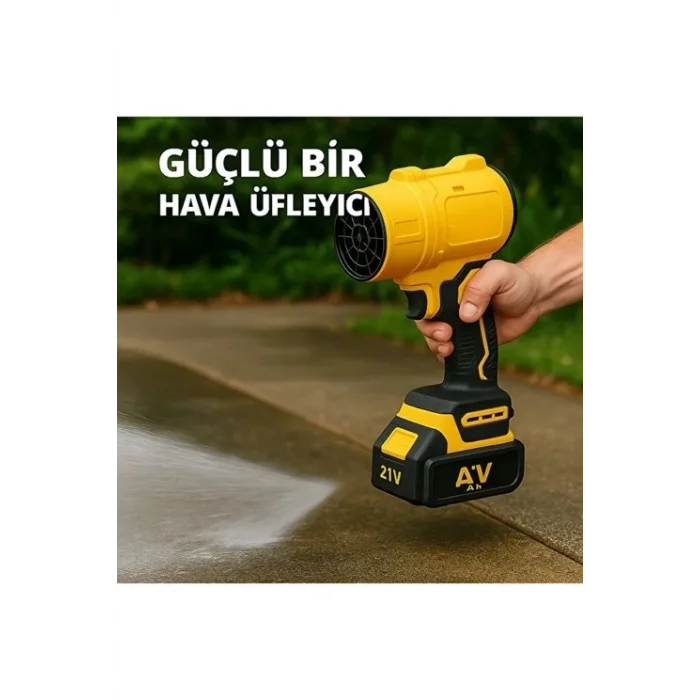 BUĞZ Ahv-18 Turbo Hava Üfleyici | 4 Kademe Hız | 21v 431w Kablosuz Blower | 32.000 Rpm’’