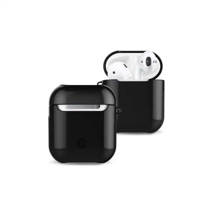 BUĞZ Airpods 2 (2.nesil) 3in1 Kılıf - Siyah