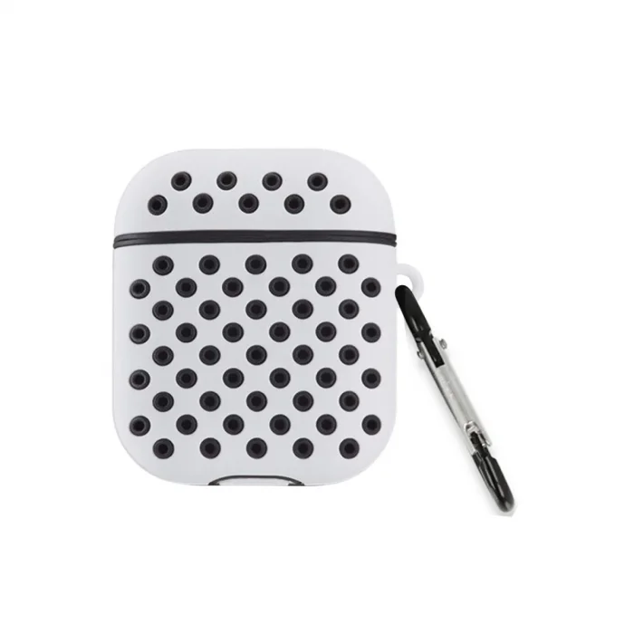 BUĞZ Airpods 2 (2.nesil) Spor Delikli Kılıf - Gri-siyah