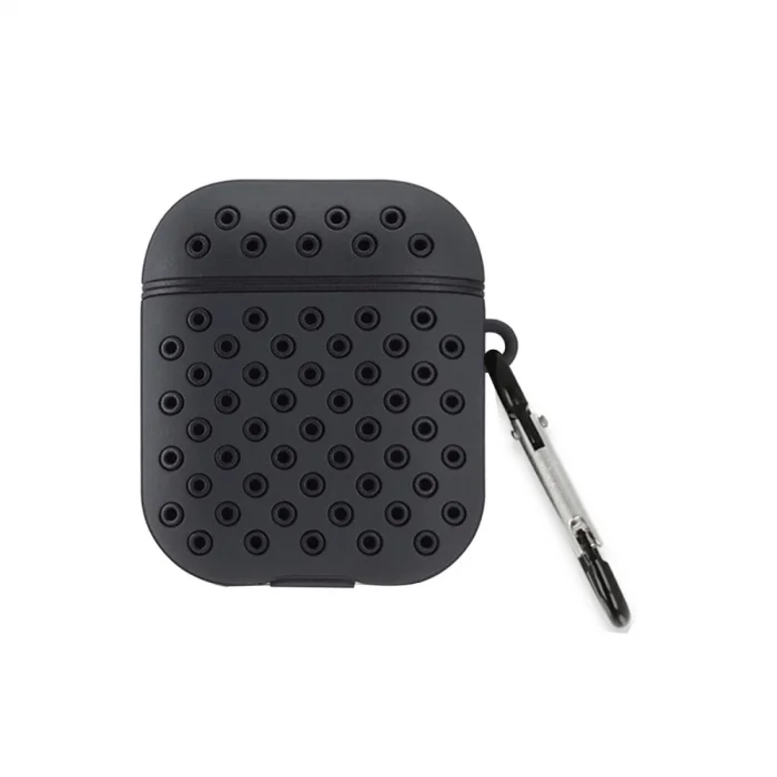 BUĞZ Airpods 2 (2.nesil) Spor Delikli Kılıf - Siyah-siyah