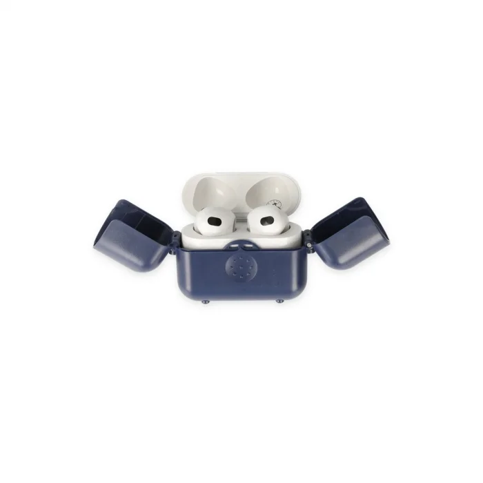 BUĞZ Airpods 3 (3.nesil) Basmalı Kılıf - Lacivert