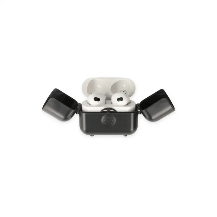 BUĞZ Airpods 3 (3.nesil) Basmalı Kılıf - Siyah