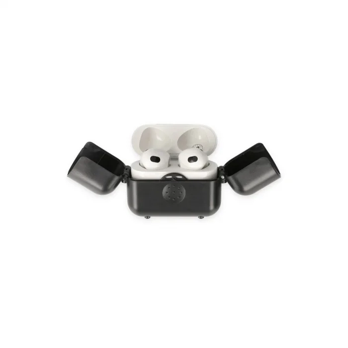 BUĞZ Airpods 3 (3.nesil) Basmalı Kılıf - Siyah