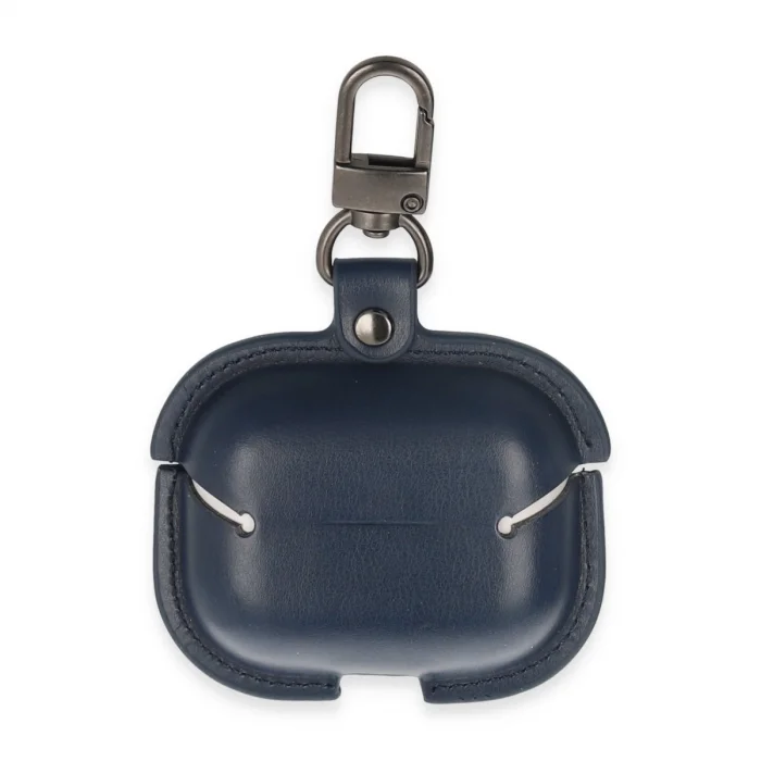 BUĞZ Airpods 3 (3.nesil) Çanta Deri Kılıf - Lacivert