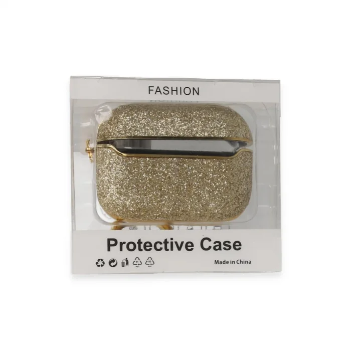 BUĞZ Airpods 3 (3.nesil) Spell Simli Kılıf - Gold