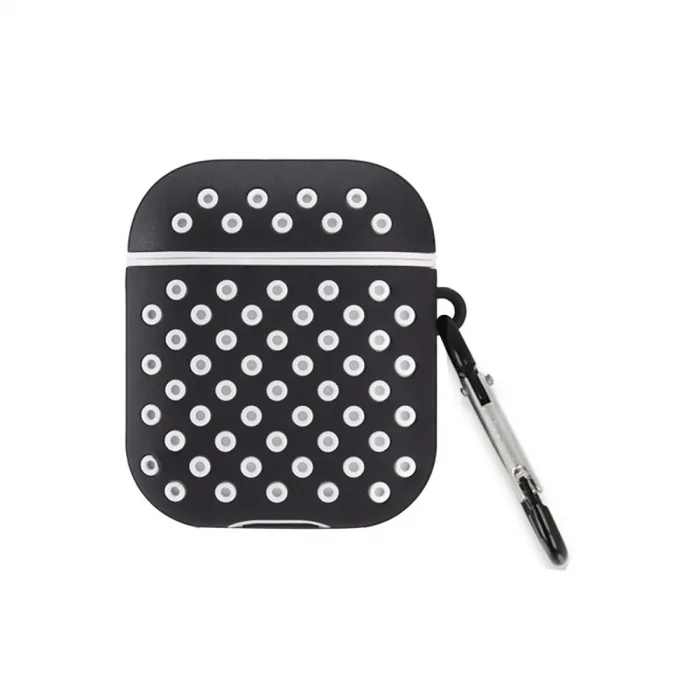 BUĞZ Airpods 3 (3.nesil) Spor Delikli Kılıf - Siyah-beyaz