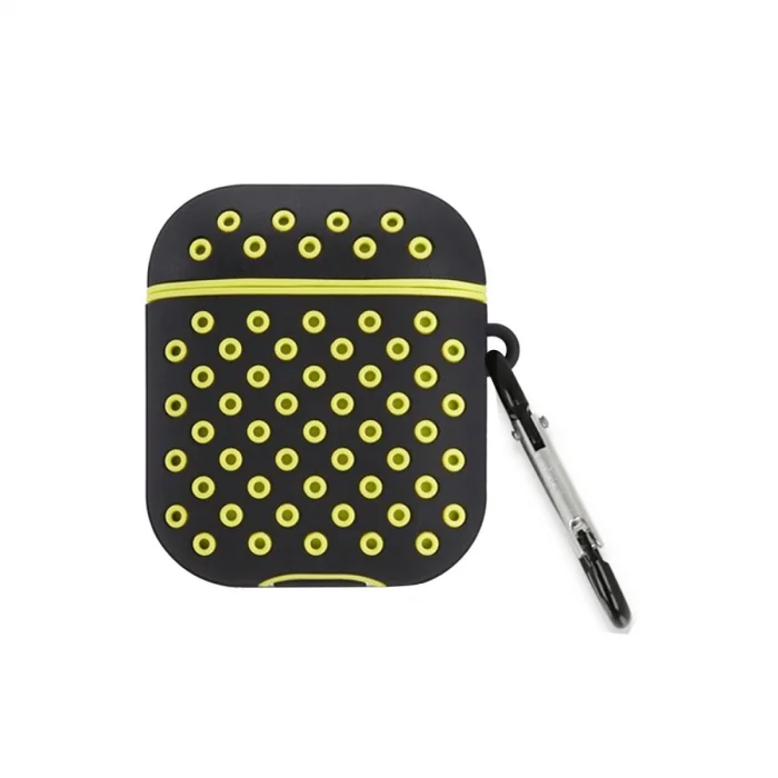 BUĞZ Airpods 3 (3.nesil) Spor Delikli Kılıf - Siyah-sarı