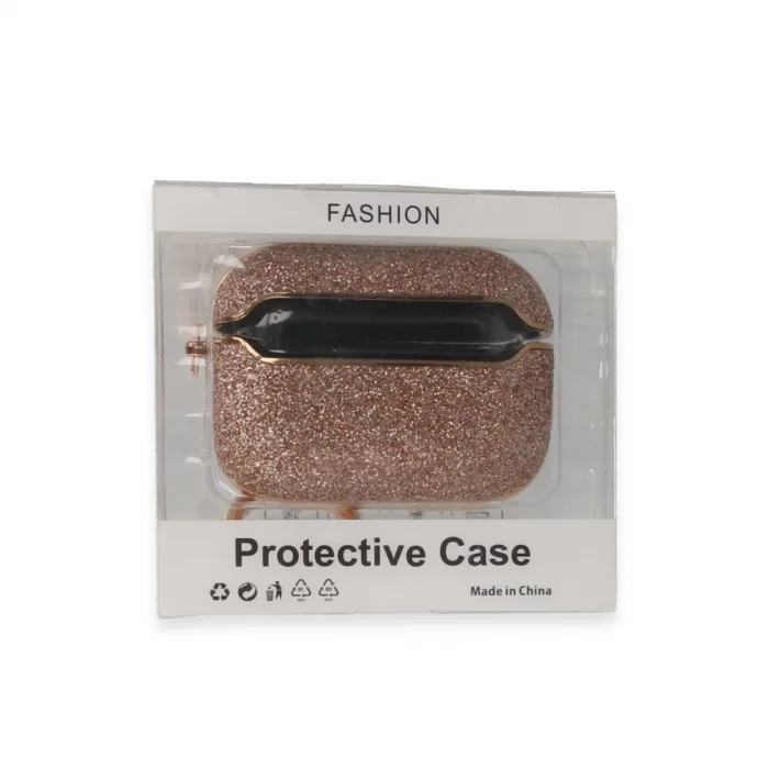 BUĞZ Airpods Pro (1.nesil) Spell Simli Kılıf - Rose Gold