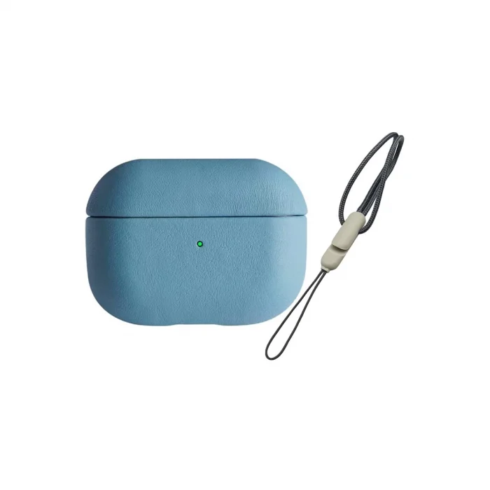 BUĞZ Airpods Pro 2 (2.nesil) 405 Deri Kılıf - Sierra Blue