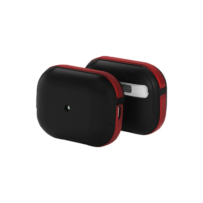 BUĞZ Airpods Pro 2 (2.nesil) Mo-a8 Armor Kılıf - Kırmızı