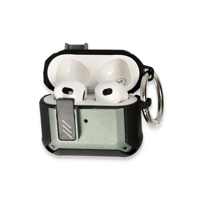 BUĞZ Airpods Pro 2 (2.nesil) Truva Kılıf - Yeşil