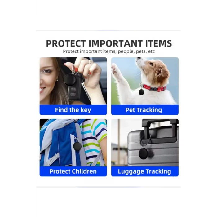 BUĞZ Airtag Android Konum Belirleme Akıllı Takip Cihazı Smart Finder Beyaz