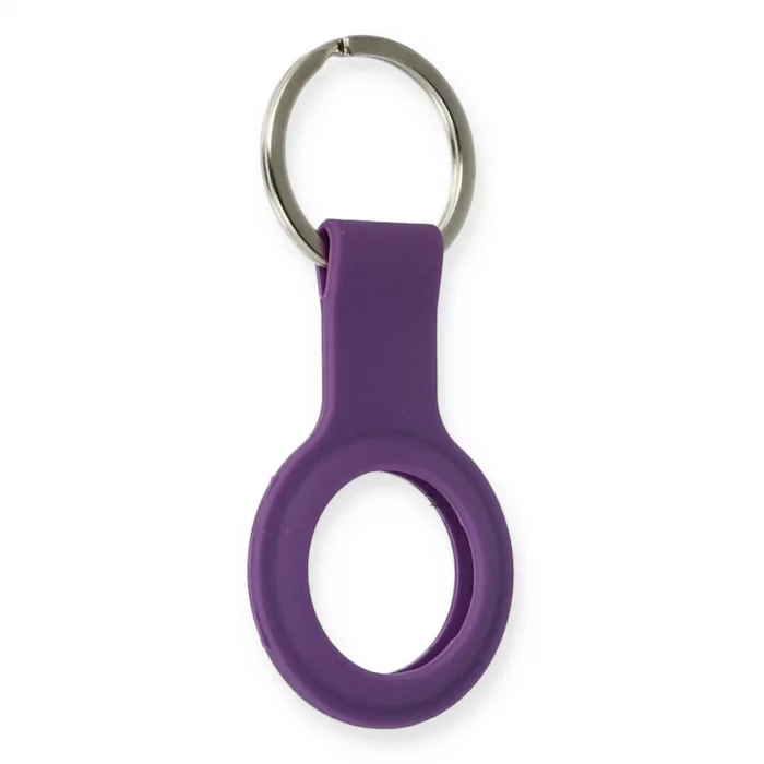 BUĞZ Airtag Silikon Kılıf - Mor