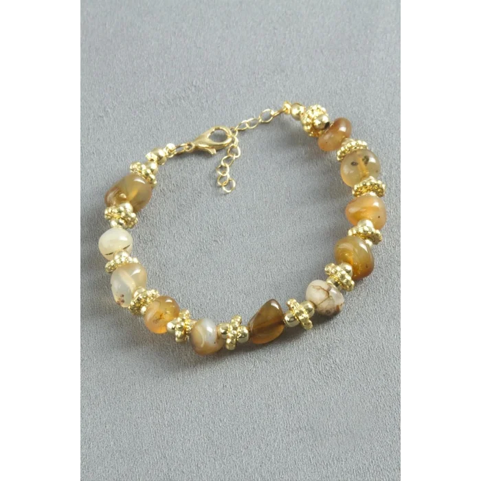 BUĞZ Akik Doğaltaş Bileklik