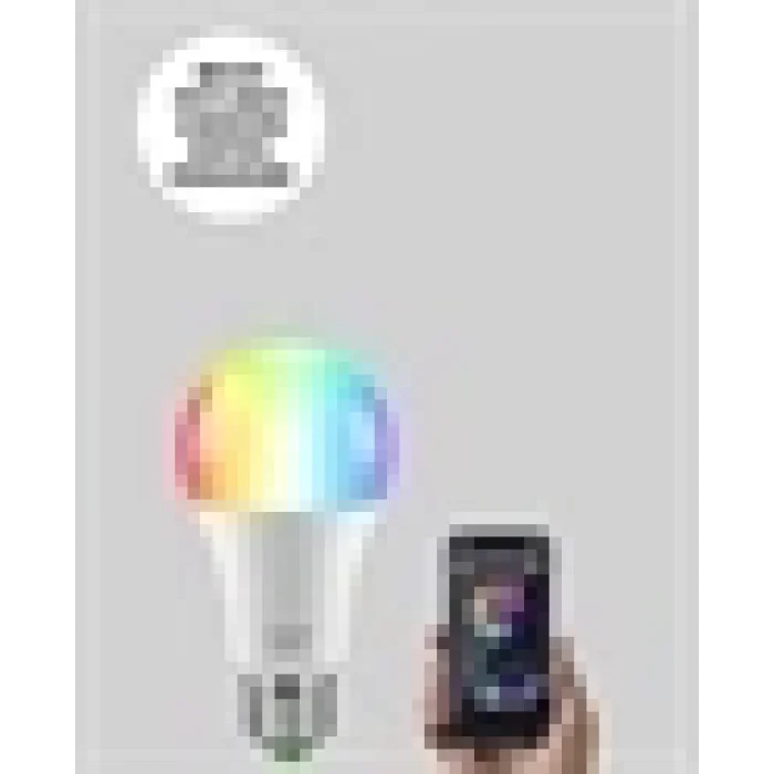 BUĞZ Akıllı 9W RGBW LED Ampul, tasaruflu romantik ışıklı