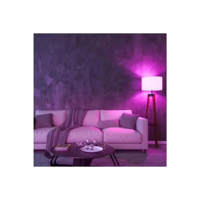 BUĞZ Akıllı ampul E27 duy 8,5 watt beyaz ışık uzaktan kumandalı dim özelliği renkli - E27 Duy Tipi
