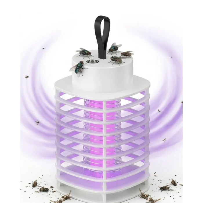 BUĞZ Akıllı Elektrikli Böcek Öldürücü Lamba UV Mor Işık Sessiz Gece Kullanımı Duvara Asılabilir - BUĞZ