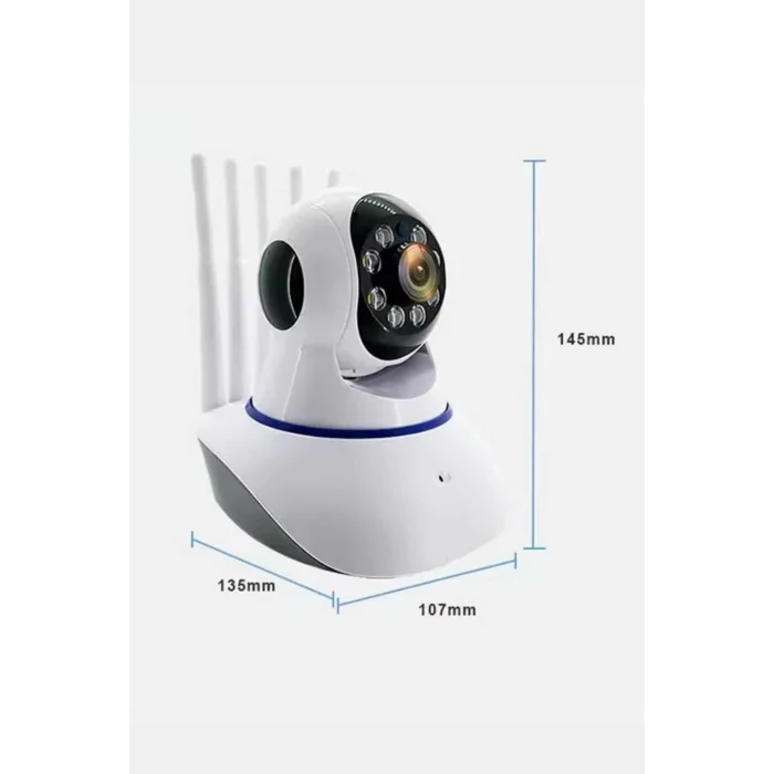 BUĞZ Akıllı Gece Görüşlü Sensörlü Wifi Kamera Telefondan Takip Edilebilir