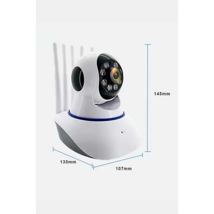 BUĞZ Akıllı Gece Görüşlü Sensörlü Wifi Kamera Telefondan Takip Edilebilir